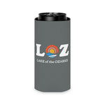 LOZ Lake of the Ozarks Dark Grey Can Cooler