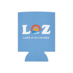 LOZ Lake of the Ozarks Light Blue Can Cooler