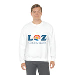 LOZ Lake of the Ozarks White Unisex Heavy Blend™ Crewneck Sweatshirt