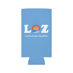 LOZ Lake of the Ozarks Light Blue Can Cooler