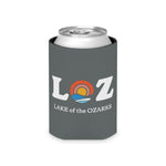 LOZ Lake of the Ozarks Dark Grey Can Cooler