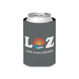 LOZ Lake of the Ozarks Dark Grey Can Cooler
