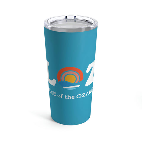 LOZ Lake of the Ozarks Turquoise Tumbler 20oz