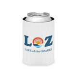 LOZ Lake of the Ozarks White Can Cooler