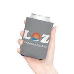 LOZ Lake of the Ozarks Light Grey Can Cooler