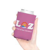 LOZ Lake of the Ozarks Light Pink Can Cooler