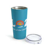 LOZ Lake of the Ozarks Turquoise Tumbler 20oz