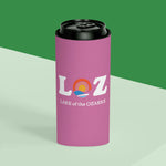 LOZ Lake of the Ozarks Light Pink Can Cooler