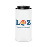 LOZ Lake of the Ozarks White Can Cooler