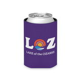 LOZ Lake of the Ozarks Dark Purple Can Cooler