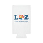 LOZ Lake of the Ozarks White Can Cooler
