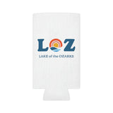 LOZ Lake of the Ozarks White Can Cooler