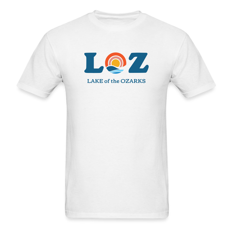 Lake of the Ozarks LOZ Unisex Classic T-Shirt - white